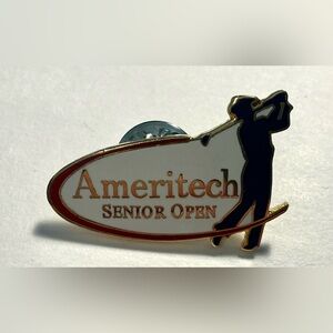 Collectible Enamel Golf Pin Ameritech Senior Open Undated/Vintage